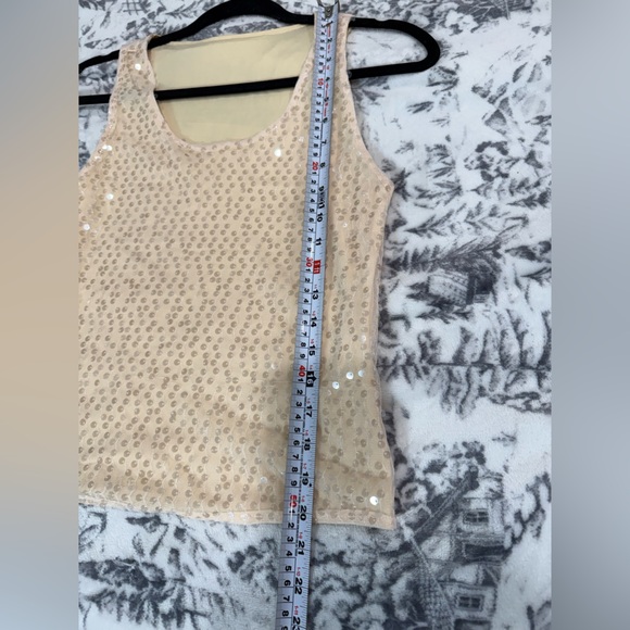 Champagne Sequin Two-Piece Glam Set - Picture 5 of 8